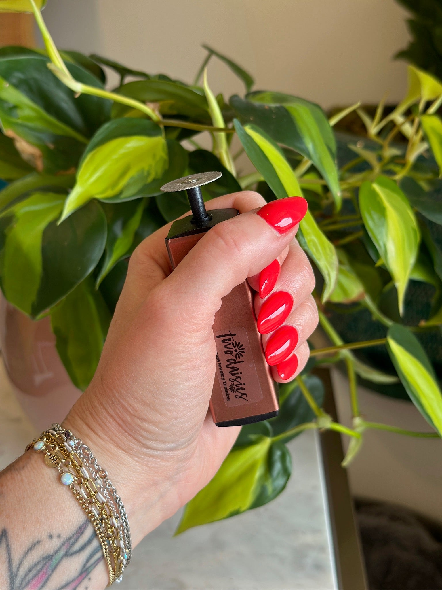 Tungsten Sharpener for Permanent Jewelry Electrodes