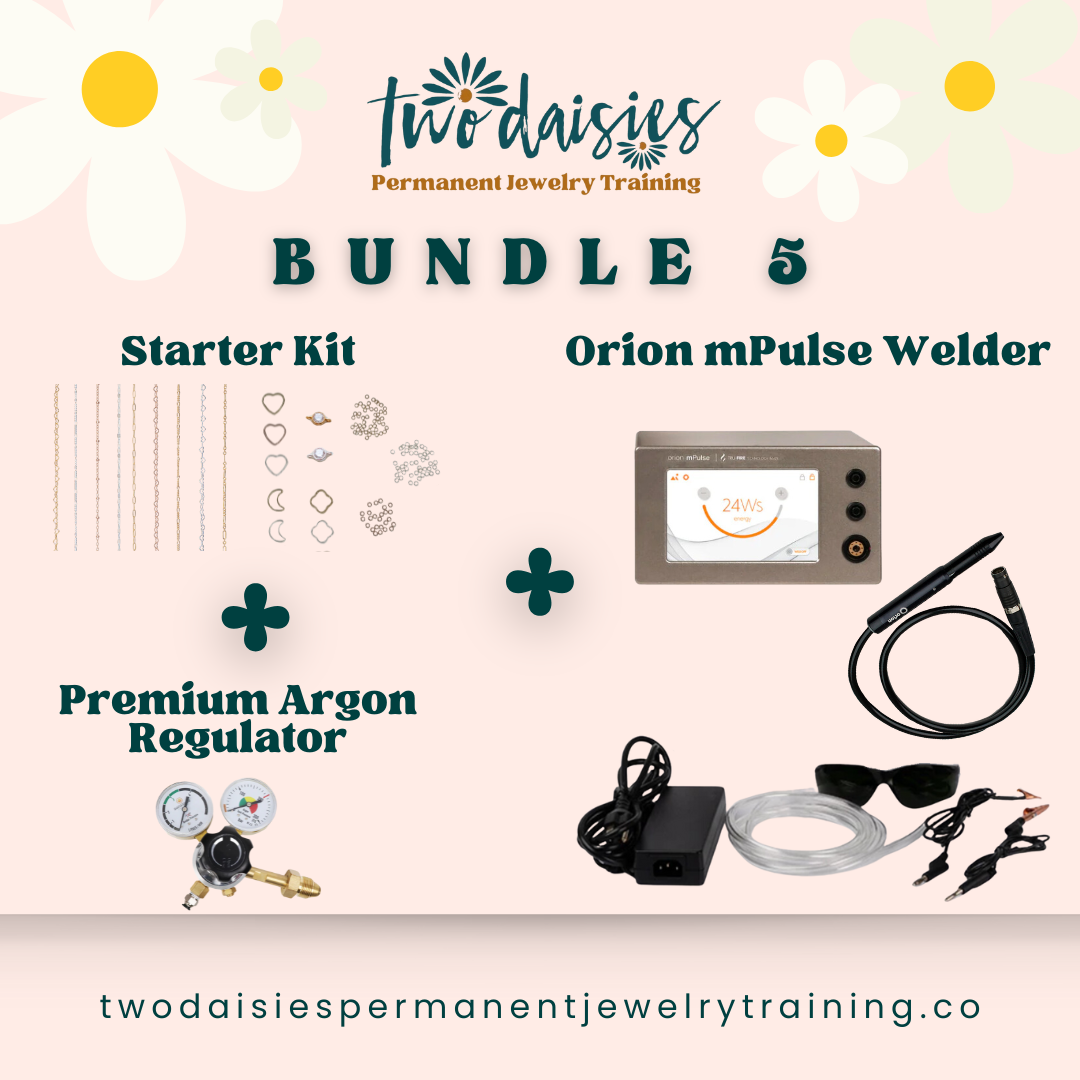 BUNDLE 5: Starter Kit + Orion mPulse Welder + Premium Argon Regulator