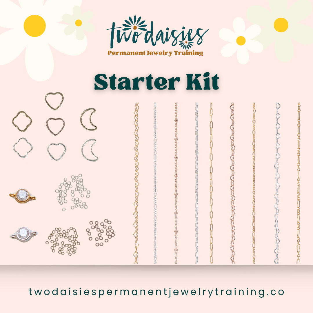 Two Daisies Starter Kit for Permanent Jewelry
